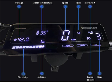 Kukirin G3 Stara verzijas od the zaslon