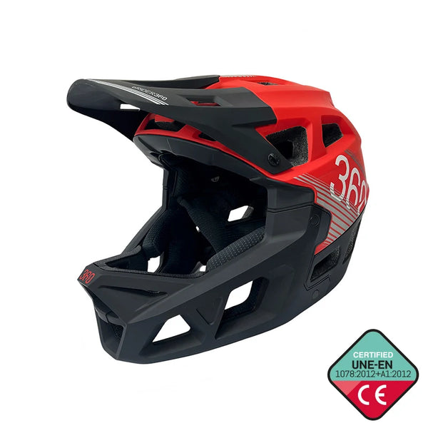 Full face crno/crvena kaciga - INTEGRA Sport  scooterclinic.hr